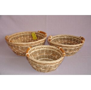 Axin Trading Set 3 kusů ratanových košíků
