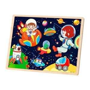 bHome Dřevěné puzzle vesmír MHBH1179
