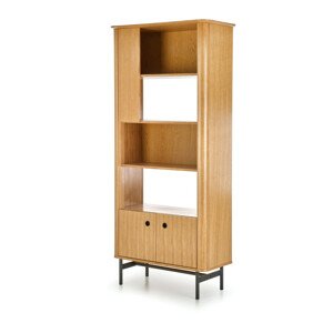 Halmar Regál SMART REG-1, dub/černá