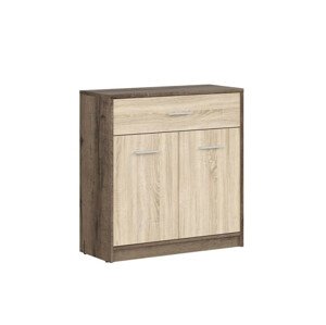 BRW NEPO PLUS komoda KOM2D1S, dub monastery/dub sonoma
