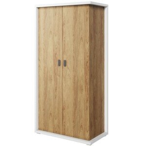 Casarredo Šatní skříň SOMAS 02 2D bílá/ořech natural