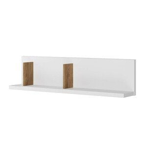 Casarredo Police závěsná SOMAS 07 bílá/ořech natural