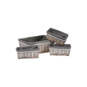 Autronic Sada 4 košů PRT151-GREY