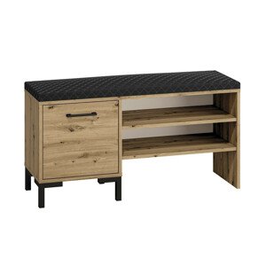 Casarredo Botník se sedákem a policemi WILLOW dub artisan