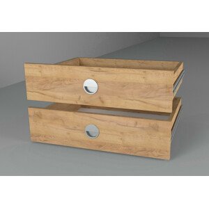 Casarredo Zásuvky (2ks) 43x60 ke skříni kraft zlatý
