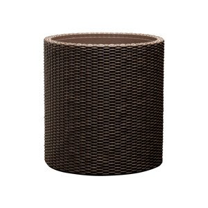 Keter Květináč CYLINDER - S - hnědý