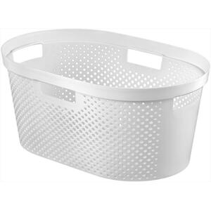 Curver Koš na čisté prádlo INFINITY DOTS 39L - bílý