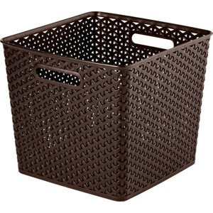 Curver Box MY STYLE SQR - tm. hnědá