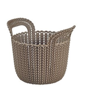 Curver Košík KNIT KULATÝ 3L - hnědá