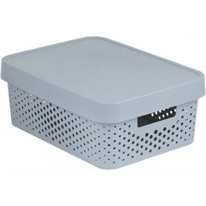 Curver Box INFINITY DOTS 11L - šedý