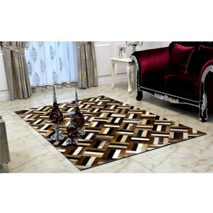 Tempo Kondela Koberec KOŽA typ2 170x200 - typ patchworku + kupón KONDELA10 na okamžitou slevu 3% (kupón uplatníte v košíku)