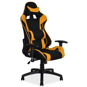 Casarredo Kancelářské křeslo VIPER žlutá/černá