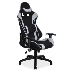 Casarredo Kancelářské křeslo VIPER šedá/černá