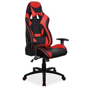 Casarredo Kancelářské křeslo SUPRA červená/černá