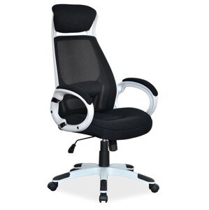Casarredo Kancelářské křeslo Q-409 černá/bílá