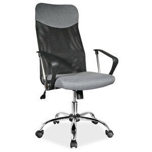 Casarredo Kancelářská židle Q-025 šedá/černá látka