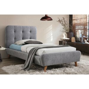 Casarredo Postel TIFFANY 90x200 cm šedá