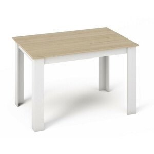 Casarredo Jídelní stůl MANGA 120x80 sonoma/bílá