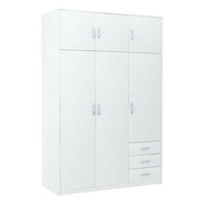 Casarredo Šatní skříň VIKA 6D3SZ bílá