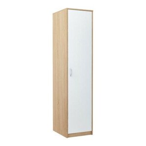 Casarredo Šatní skříň VIKA 1D dub sonoma/bílá