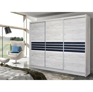Casarredo Šatní skříň TURYN 250 dub craft/grafit