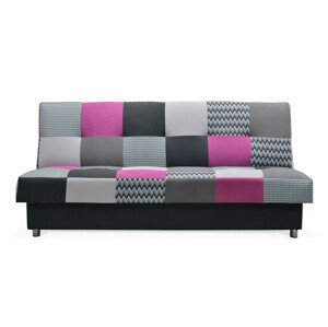Casarredo Rozkládací pohovka ZIG-ZAG fialová