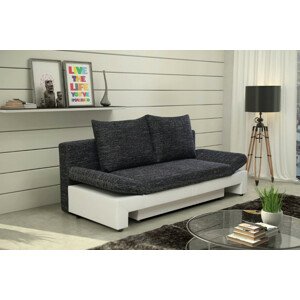 Casarredo Rozkládací pohovka PROMO šedo/bílá