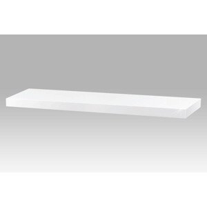 Autronic Polička 80cm P-005 WT - Bílá lesk