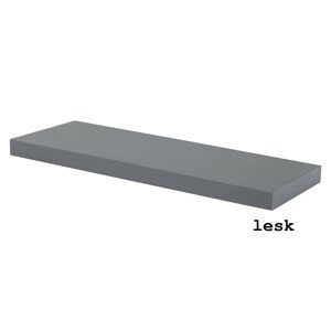 Autronic Nástěnná polička 60 cm P-001 GREY šedá