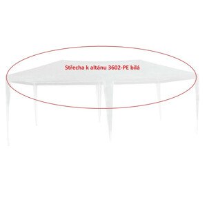 neuvedeno Střecha k altánu 3602-PE bílá
