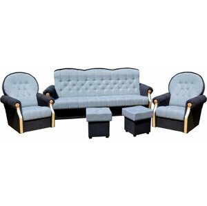 Falco Sedací souprava Petra 3F+1+1+2T šedá