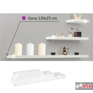 Tempo Kondela Police GANA 120 cm - bílá + kupón KONDELA10 na okamžitou slevu 3% (kupón uplatníte v košíku)