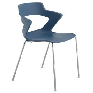 Antares Konferenční židle 2160 PC Aoki - nečalouněná Šedá RAL 7011