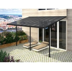 BRUCE H pergola - ŠEDÝ polykarbonát