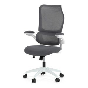 Kancelářská ergonomická židle SHADY —  síťovina, šedá