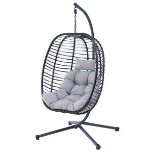 Závěsné křeslo SWINGTAN – šedá