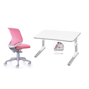 Dětský set Smarty  JUNIOR – růžový set židle + stůl