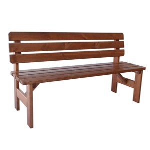VIKING zahradní lavice dřevěná LAKOVANÁ - 150 cm