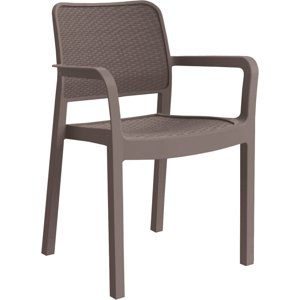 Plastová židle SAMANNA - cappuccino
