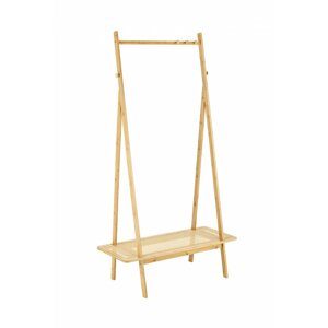 Stojanový věšák BAMBOO - bambus, ratan, přírodní