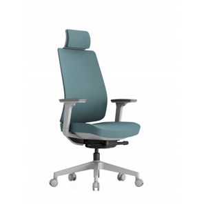 Kancelářská ergonomická židle OFFICE More K50 — bílá, více barev Modrá