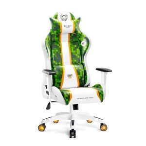 Diablo Chairs - Herní křeslo Diablo X-One 2.0 Normal: Craft Edition bílo-zelené