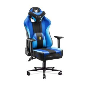 Diablo Chairs - Látkové herní křeslo Diablo X-Player 2.0 King: modro-černé