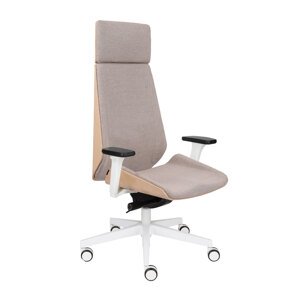 Kancelářské křeslo Moon Wood HD White