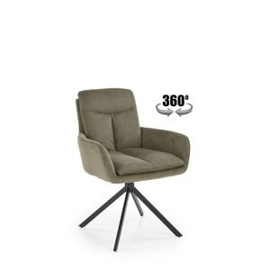 Otočná židle K536, čalouněná