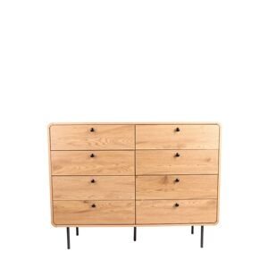 Komoda s 8 zásuvkami Siena (4402-1), divoký dub, 120 cm