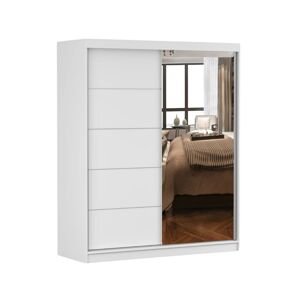 Posuvná šatní skříň se zrcadlem Bono 05 160 cm