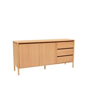 Komoda Blair 160 cm, přírodní dub, 3 zásuvky a skříňka (SB01)
