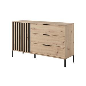 Komoda do ložnice se skříňkou a zásuvkami Tally B 138 D3S