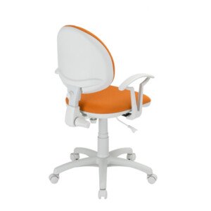 Nowy Styl Smart white GTP kancelářské křeslo oranžové